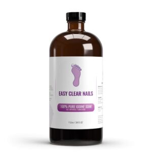 IodinePure EZ Čisté Nehty Sada na Nehty na Noze s Mísa na Nohy