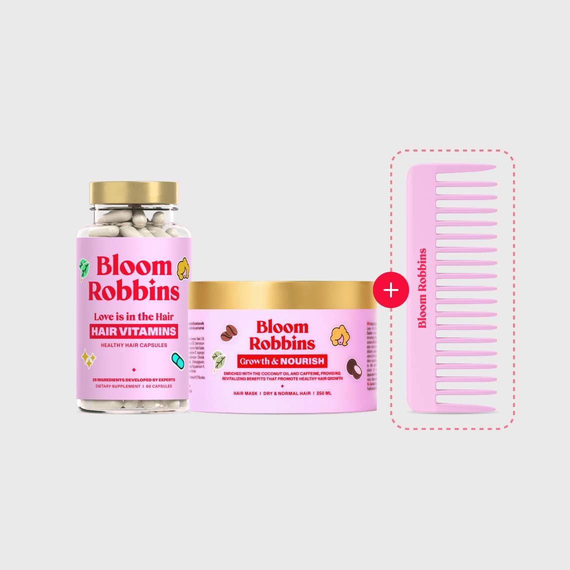 Vlasové kombo pro poškozené vlasy s kapslemi